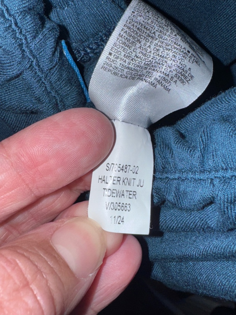 Old Navy Navy Blue Teal Halter Sleeveless Jumpsuit XXL - Picture 5 of 7